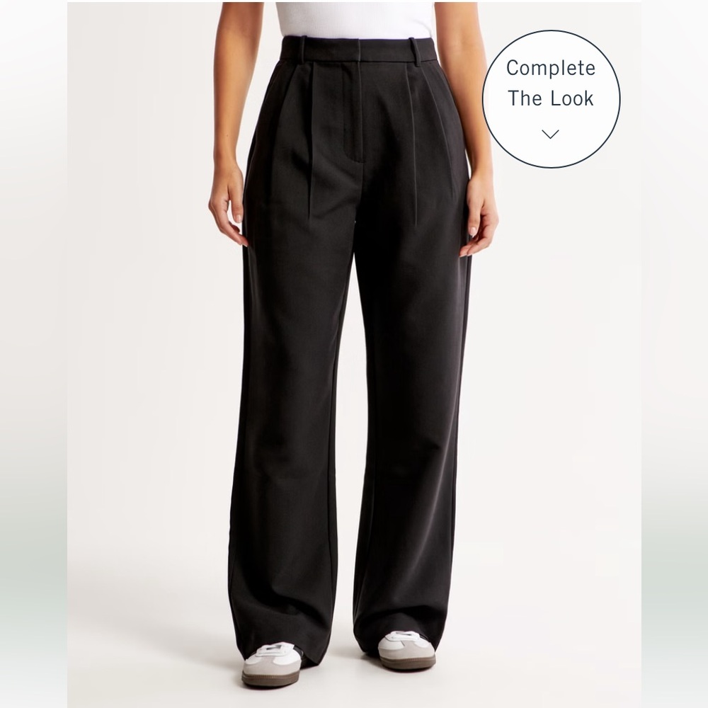 Abercrombie and Fitch A&F Sloane Tailored Pant Size 2 Black